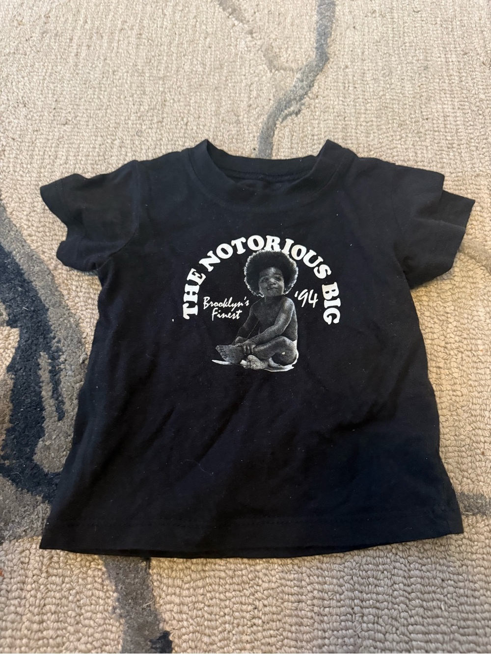 Black Kids' Graphic Tee - The Notorious Big